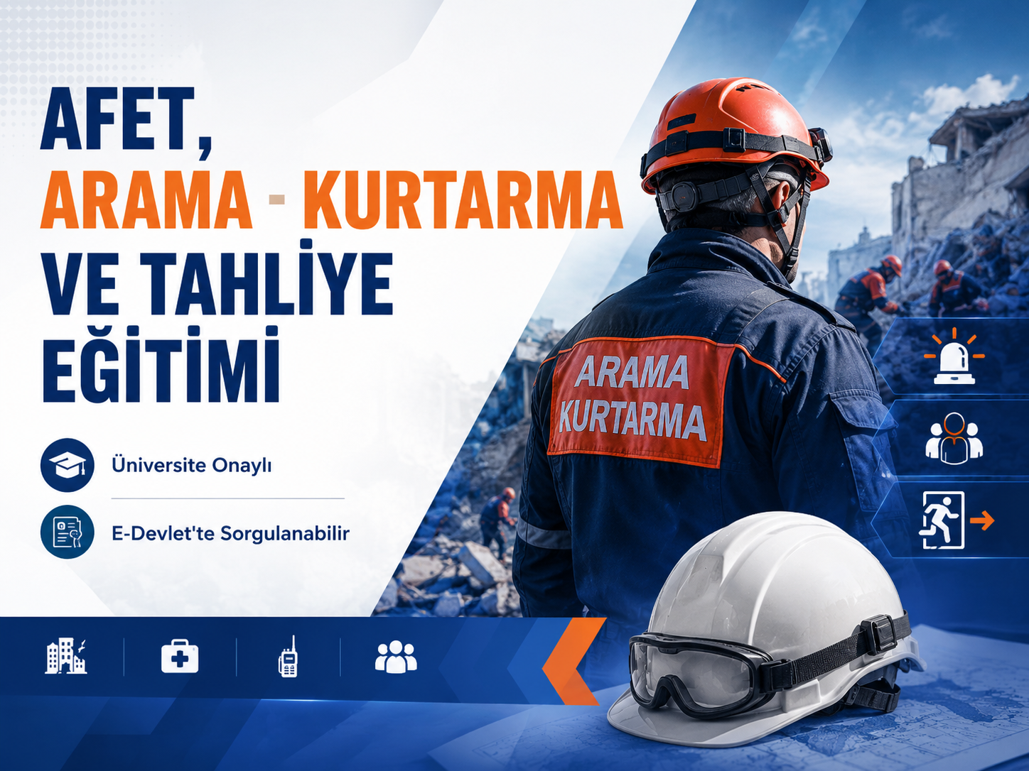 Afet, Arama - Kurtarma ve Tahliye Eğitimi Sertifika Programı